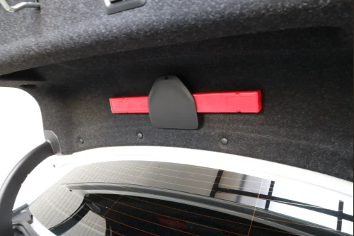 三角表示板ホルダーの蓋をしたら設置完了