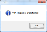 VBAパスワードロックは解除