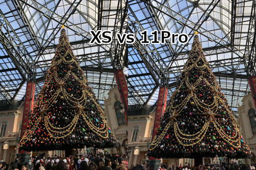 iPhone 11 ProとiPhone XSの日中撮影比較