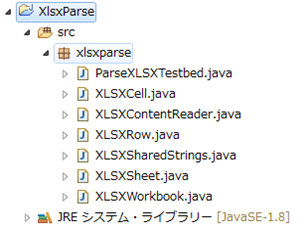 JavaでExcel(xlsx)を読み込むサンプル構成