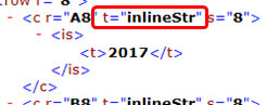 inlineStrを設定した場合の様子