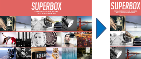jQueryで画像拡大するプラグイン Superbox