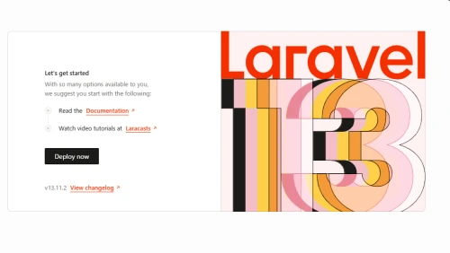Laravelの初期画面