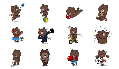 LINEのブラウンさんがiPhone Xでダイエットに成功？！