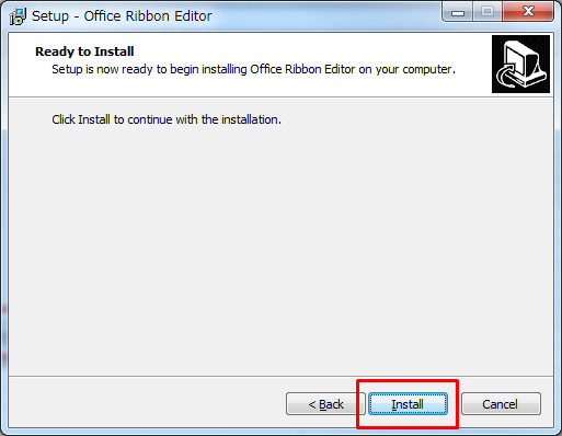 Office Ribbon Editor インストール方法 | ホームページ制作のサカエン Developer's Blog
