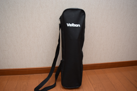 Velbon Ultra 555は専用ケース付き